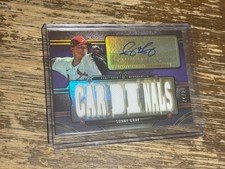 2024 Topps Triple Threads Sonny Gray /27 Jersey Patch Auto Relic Baseball Card