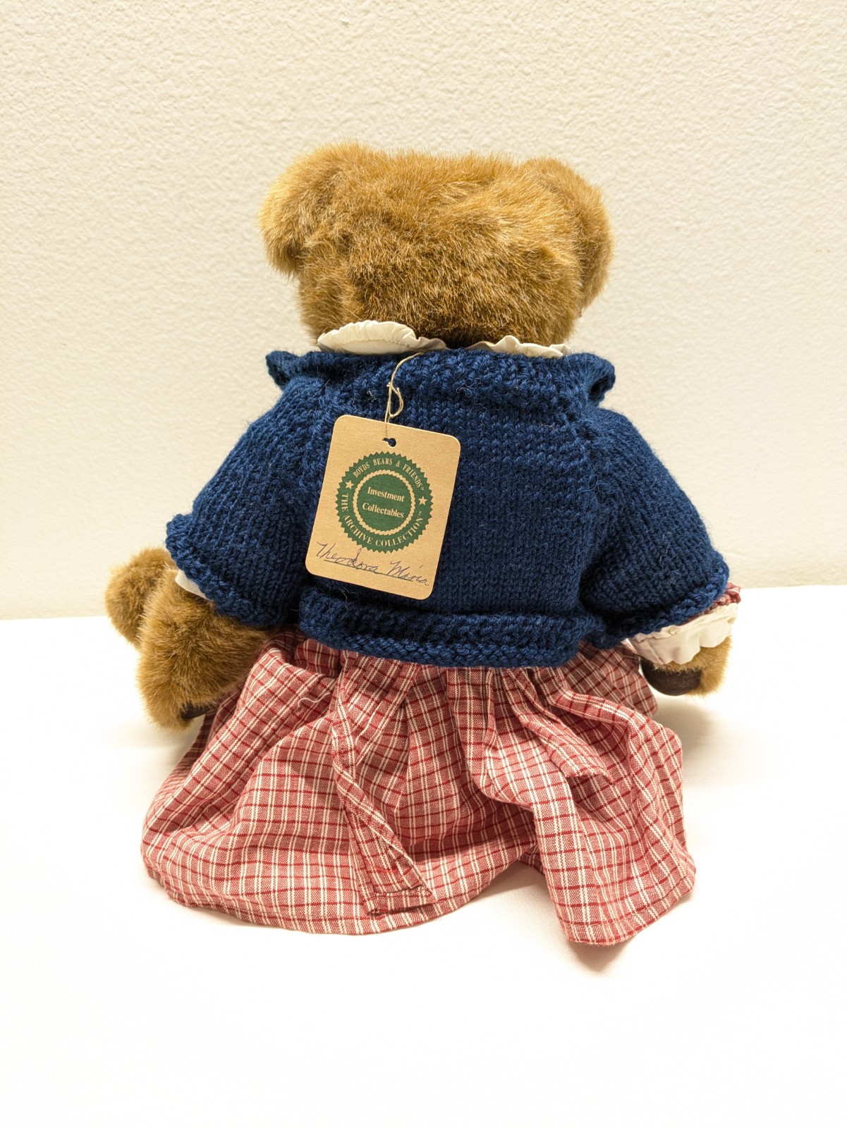 Vintage Boyd's Bear's Fully Jointed Plush Bear 'Theodora Maria' 🐻 