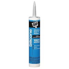 Dap 8643 Silicone Sealant, 9.8 Oz, Cartridge, Aluminum Gray, Silicone Base,