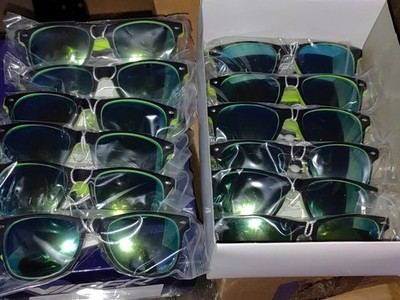 Restposten Konvolut 12 Stück Viper Sonnenbrillen UV400 Neongelb/Schwarz Neu