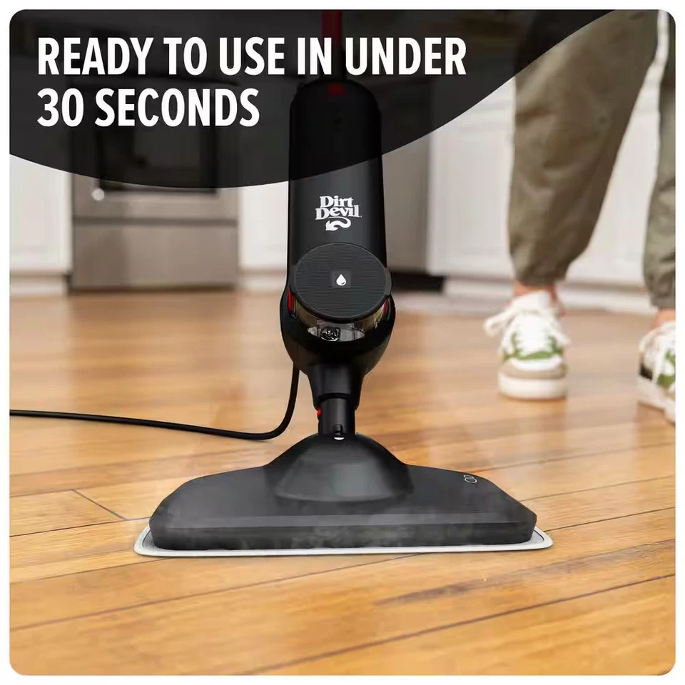 Corded Steam Mop for Sealed Hard Floors, Hard Floor Steam Cleaner with 8 Oz. Ste - Image 3 of 4