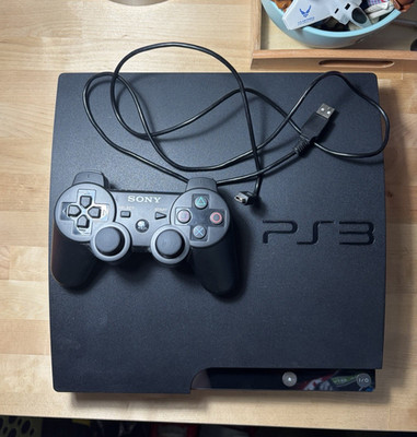 Sony PS3 Slim 120GB Black Complete STARTER BUNDLE CECH-2012A CFW Ready + 6 Games