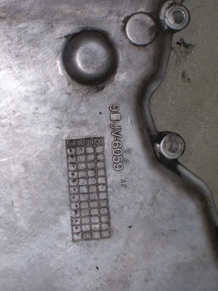 original 1998 Jaguar xj8 front engine timing cover #9JV6059 Foto 2 de 4