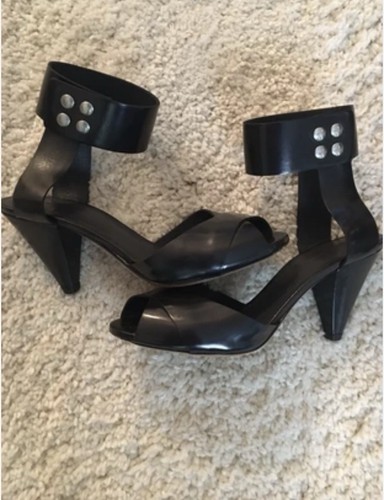 Isabel Marant Etoile Meegan Leather Sandals in Black Size 38 NWB *RARE*