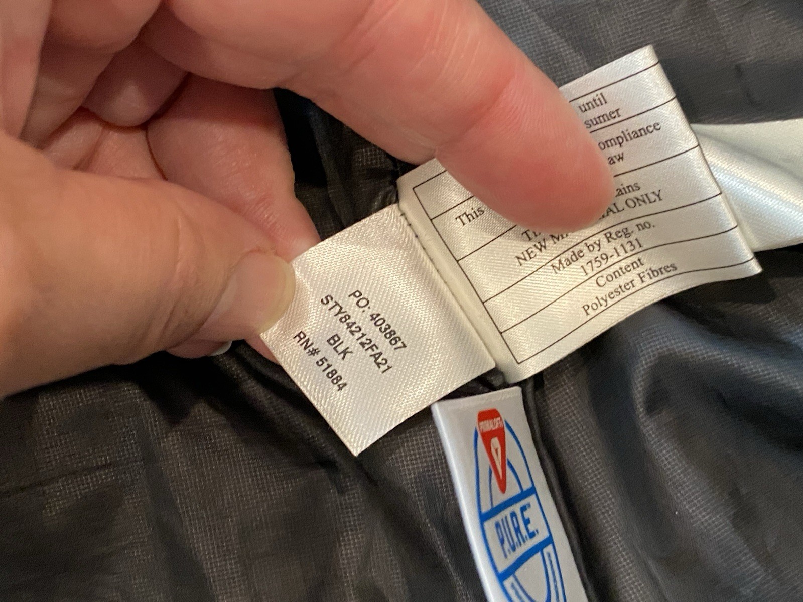 Patagonia Puffer Jacket Mens Sz M Black Full-Zip 51884 thumbnail 10