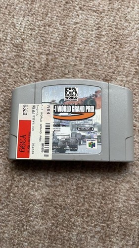 F1 World Grand Prix Nintendo 64 Racing Game Used | eBay