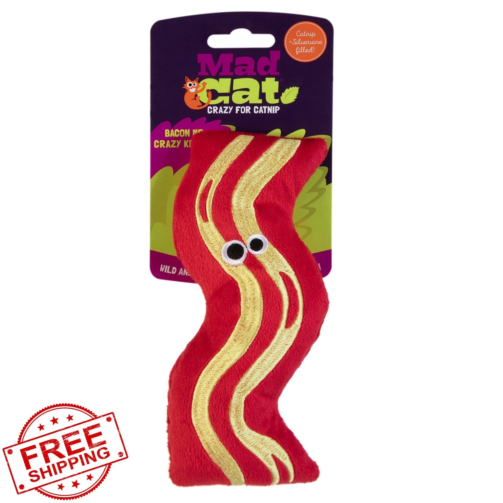 Mad Cat Bacon Kicker Catnip Pack of 1
