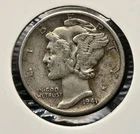 1941-D Mercury Dime 90% Silver US Mint Denver