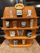 Jack Daniel s Shot Glasses Lot Of 12 With Woo...