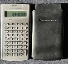 Texas Instruments BA II Plus Professional Financial Calculator CFA Exam CLEAN!
