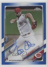 2021 Topps Chrome Rookie Blue Refractor 100/150 Tejay Antone #RA-TA Auto oi5