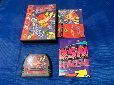 Cosmic Spacehead (Sega Genesis, 1993) tested and working