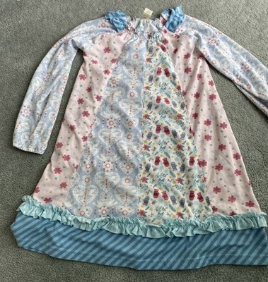 Matilda Jane SWEET DREAMS Nightgown size 6 Holiday Mittens Doves Heart Flowers