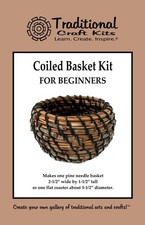 Coiled Basket Weaving Kit for Beginners Pine Needle - Weave Kit Complete wi...