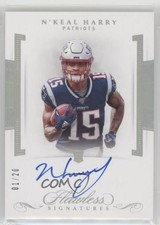 2019 Panini Flawless Rookie Signatures Silver 1/20 N'Keal Harry #FR-NH Auto 6fs
