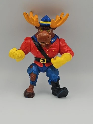 Vintage 1992 Teenage Mutant Ninja Turtles Playmates Monty Moose 5" Action Figure