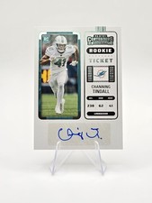 Channing Tindall 2022 Panini Contenders RC Auto SP #199