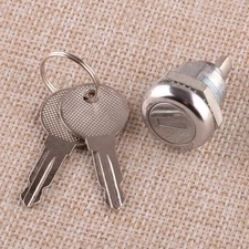 Lock Cylinder With 2 Keys Fit For Truck Trailer Folding T Handle Latch Toolbox