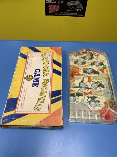 VINTAGE MARX TOYS BAZOOKA BAGATELLE PINBALL GAME WITH BOX - Picture 5 of 7