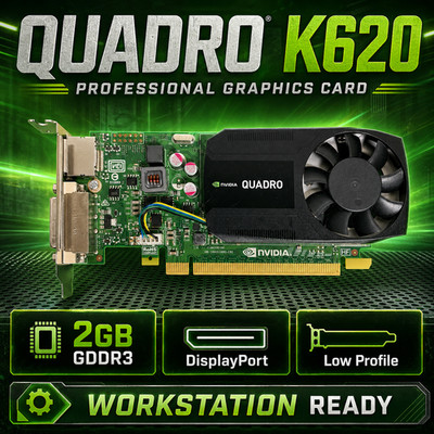 NVIDIA Quadro K620 professional graphics card 2GB GDDR3 DisplayPort Low Profile