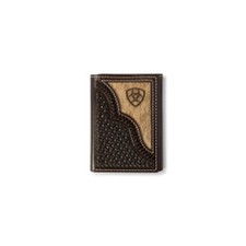 Ariat Trifold Hair Shield Chocolate - Accessories Wallet - A3562747