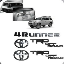 Genuine Toyota 4 Runner 2017-2018 Trd Off Road Emblem Oem 00016-89707 Black Genuine Toyota 4 Runner 2017-2018 Trd Off Road Emblem Oem 00016-89707 Black