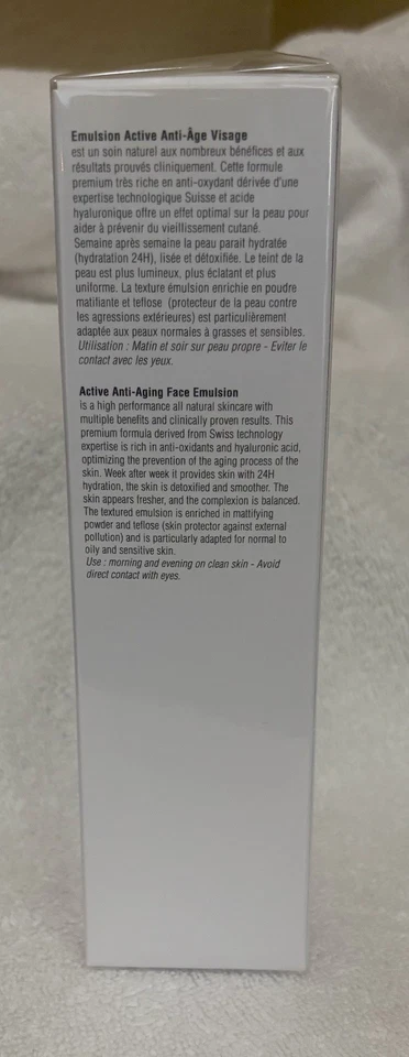 PERRIS Swiss Laboratory Skin Fitness Emulsion Active Anti-Aging Visage 50mL NIB - Image 4 of 4