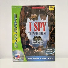 I Spy Treasure Hunt DVD Brain Building Game For The Whole Family 1999 SEALED NIB