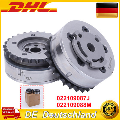 Paar Nockenwellenversteller Für VW Audi Golf 2.8 3.2 V6 022109087J 022109088M