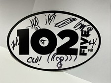 The Mowglis Signed CD102.5 Sticker WWCD Columbus Ohio