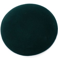 Cute Wool Felt Pillbox Hat Millinery Teardrop Fascinator Base Craft Supply Green