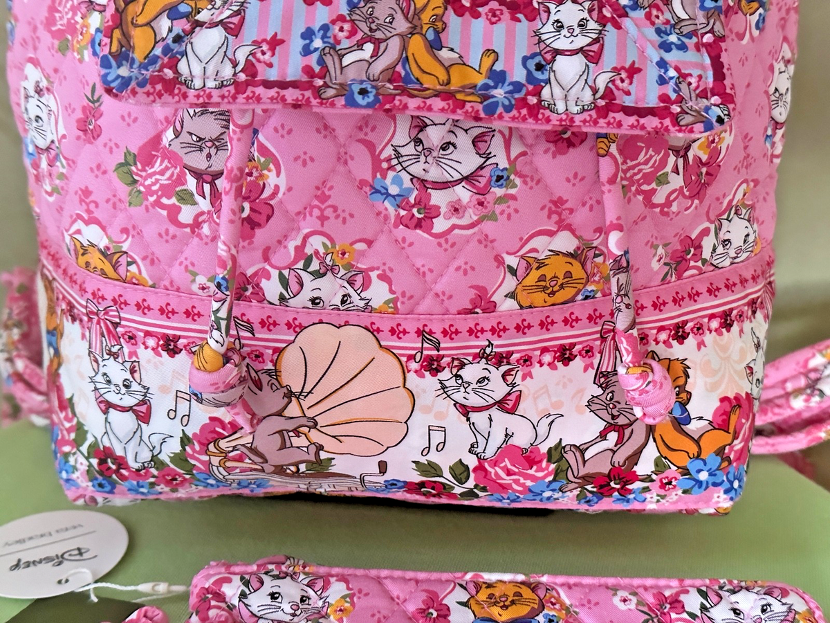VERA BRADLEY DISNEY ARISTOCATS DRAWSTRING BACKPACK +  display picture 2