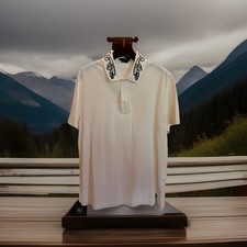 Versace Men's Logo Embroidered Polo Shirt Size 2XL NWOT