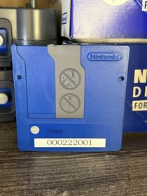 Nintendo 64 DD Disk Drive Blue Development Disk Randnet Prototype