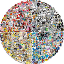 400 Pack Cool Vinyl Stickers Waterproof Decals for Water Bottles Laptops Skatebo