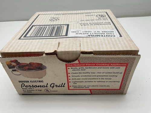 Contempra By Farberware Indoor Electric Personal Grill CPG-1 New Open Box - Picture 13 of 14