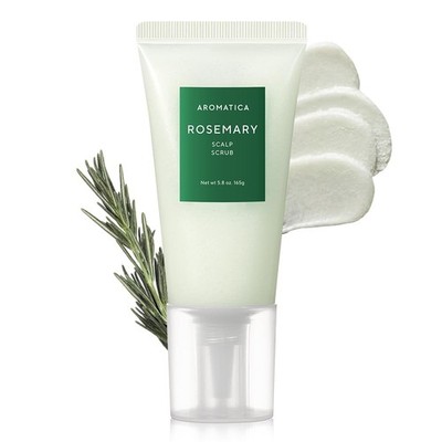 Rosemary Scalp Scrub 5.82oz / 165g, Scalp Treatment, Scalp Exfoliator with Sa...