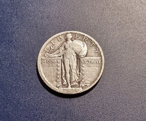 Nice VF 1924-P Standing Liberty Quarter