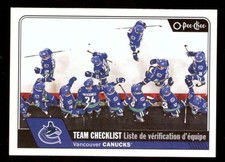 2016-17 O-Pee-Chee OPC w/ Update (1-710) Hockey Team Set - Vancouver Canucks