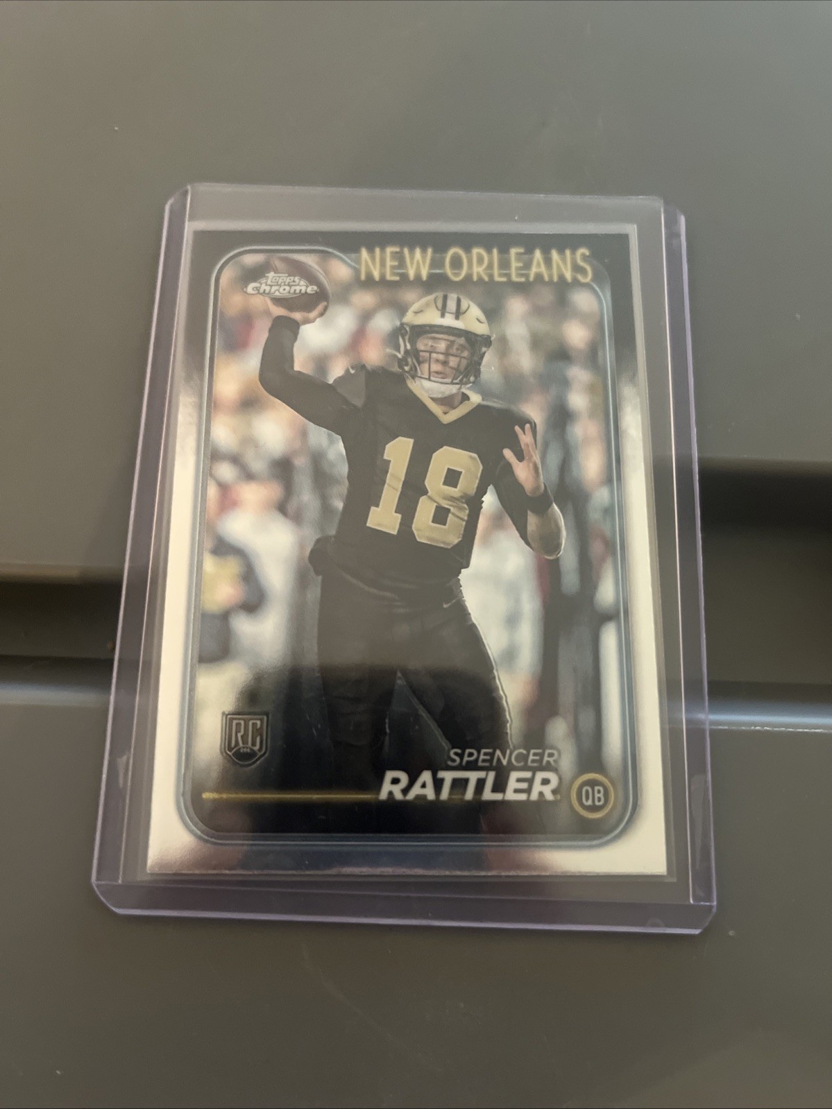 2024 Topps Chrome - Rookies Spencer Rattler #213 Refractor (RC)