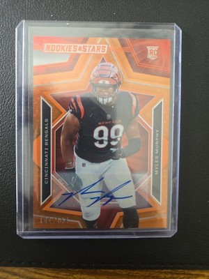 2023 Panini Rookies & Stars Myles Murphy Rookie RC Orange Auto #/199 Bengals