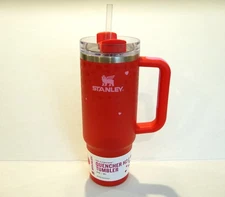 Stanley x Target- The Quencher H2.0 Flowstate 30oz, Valentines Day Ruby Hearts