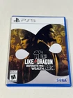 Like A Dragon: Infinite Wealth PS5 Sony PlayStation 5 (Opened, but never played)