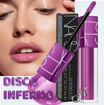 Nars Oil-Infused Lip Tint* ~ DISCO INFERNO 1144 (Violet Gloss) 5.7ml NIB $29