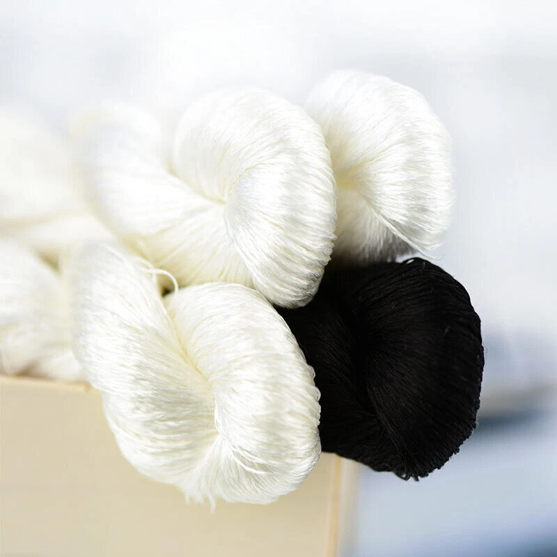 400m 100% Natural Mulberry Silk Thread Handmade Embroidery Cross Stitch Floss - Image 2 of 4