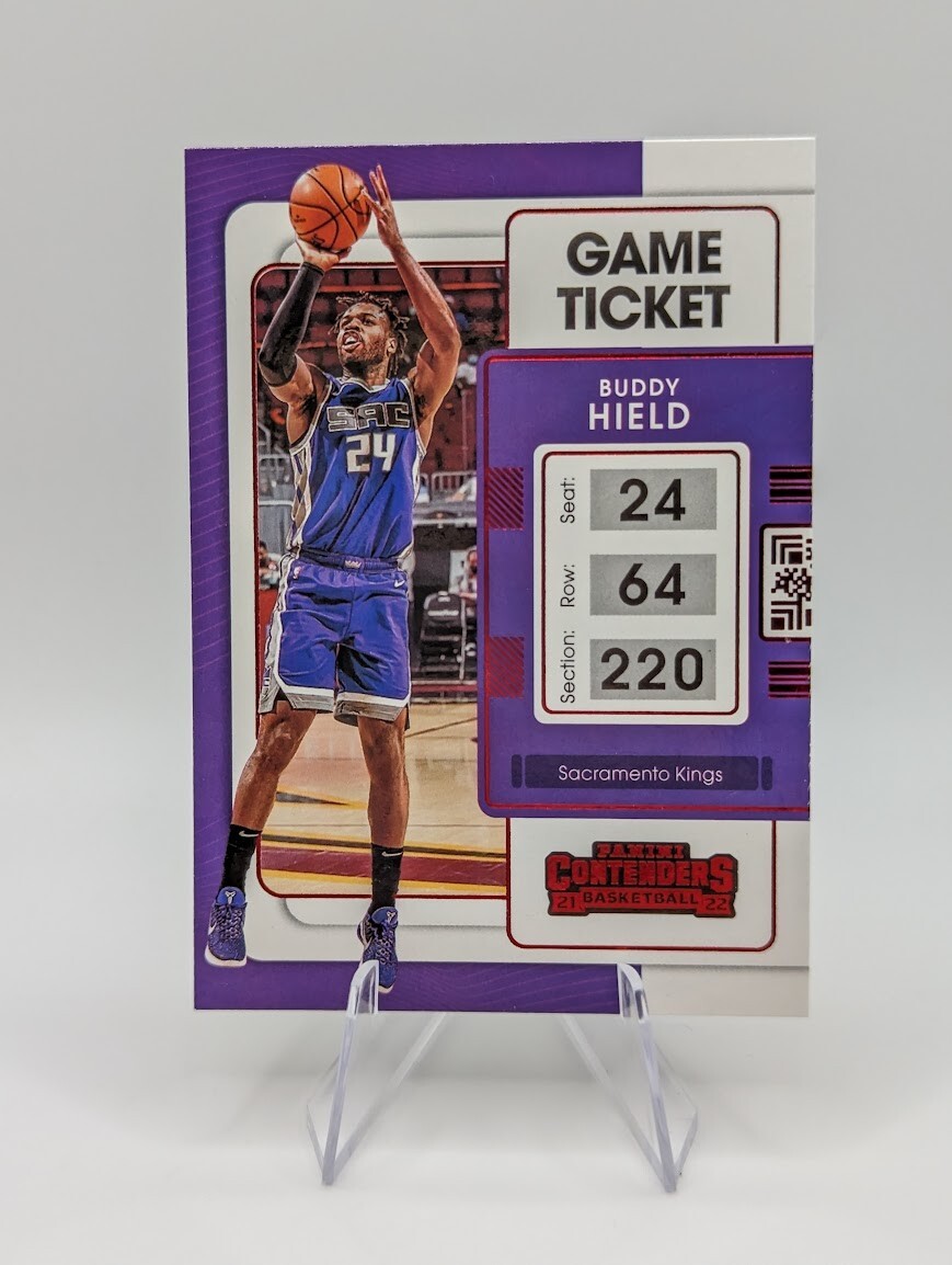 Buddy Hield 2021-22 Panini Contenders Red SP #69 Kings