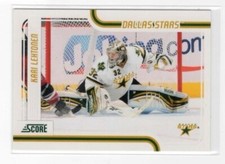 Kari Lehtonen 11-12 Panini Score Hockey Base Glossy #169 Dallas Stars