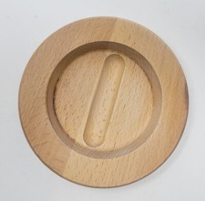 Wood Piano Caster Cups  SET OF 4  Unfinished - 5.5" Diameter