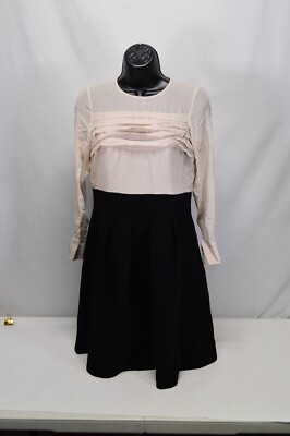 Karen Millen 2 Tone Black & Cream Dress US Size 6 | eBay