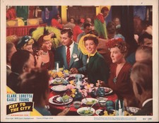 KEY TO THE CITY orig lobby card poster CLARK GABLE/LORETTA YOUNG/MARILYN MAXWELL